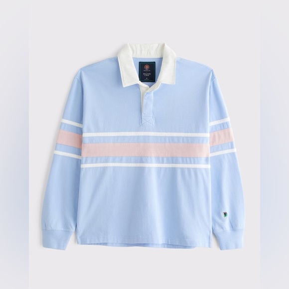 NWT Abercrombie x Danzy Design Studio Vol. 28 Long-Sleeve Danzy Rugby Polo XXXL - Picture 6 of 6